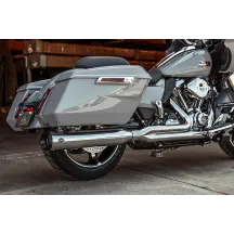 2-into-1 GNX Exhaust System — 11.5 cm (4-1/2") muffler, Chrome
