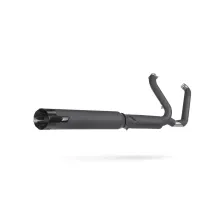 ZARD Full Exhaust System 2:1 H-D Softails E5+ 25+ & Racing — ECE type approved, Matte Black