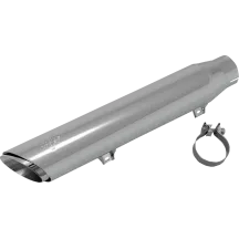 Silenciador Slip-On Twin Slash — diámetro 4", cromo