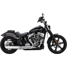 Silenciador Slip-On Twin Slash — diámetro 4", cromo