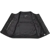 THRASHIN SUPPLY CO. VEST ENCINAL SHORTY LEATHER LA