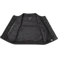 THRASHIN SUPPLY CO. VEST ENCINAL SHORTY LEATHER LA