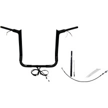 Kit EZ Install de manillar cableado de 1-1/2" con punta superior — 38 mm (1-1/2") de diámetro, 40,5 cm (16") de altura, 25,4 mm 