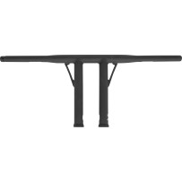 Folsom Handlebar — 32 mm (1-1/4"), rise 25.5 cm (10"), width 71.9 cm (28.3"), black matte