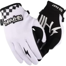 Go Fast Stealth Gloves — 2XL, Black, White
