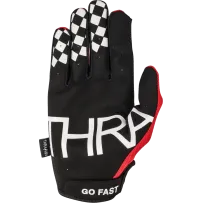 Go Fast Stealth Gloves — Size S, Red/Black/White