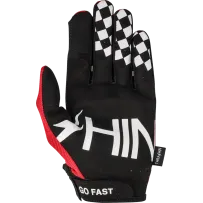 THRASHIN SUPPLY CO. GLOVE GO FAST STEALTH RED MEDI