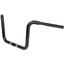 Manillar Twin Round — 86,1 cm (33-7/8") ancho, 25,5 cm (10") subida, 32 mm (1-1/4") abrazadera, Negro