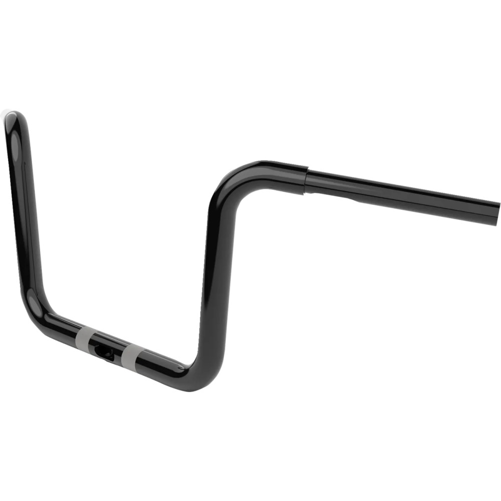 Manillar Twin Round — 86,1 cm (33-7/8") ancho, 25,5 cm (10") subida, 32 mm (1-1/4") abrazadera, Negro