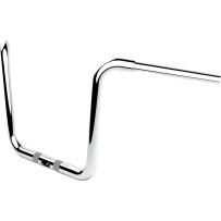 Manillar Twin Round — abrazadera 1-1/4", 34-1/8" ancho, elevación 12", cromo