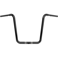 Manillar Twin Round — abrazadera 1-1/4", elevación 16", ancho 35-1/8", Negro