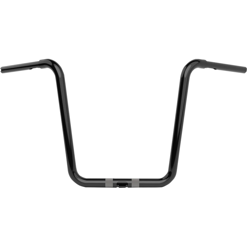 Manillar Twin Round — abrazadera 1-1/4", elevación 16", ancho 35-1/8", Negro