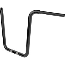 Manillar Twin Round — abrazadera 1-1/4", elevación 16", ancho 35-1/8", Negro