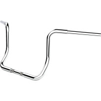 Manillar Twin Round — 12" de altura, 37-1/4" de ancho, 1" de diámetro de abrazadera, cromado