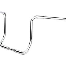Twin Round Handlebar — 14" rise, 37-1/4" width, 1" clamp
