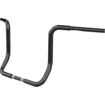 Manillar Twin Round — 94.5 cm (37-1/4") ancho, 35.5 cm (14") elevación, 25.4 mm (1") abrazadera, Negro