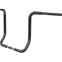 Manillar Twin Round — 16" de altura, abrazadera 1", negro