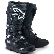 Tech 7 Enduro Drystar® Boots — US 8, Over‑Calf, Black