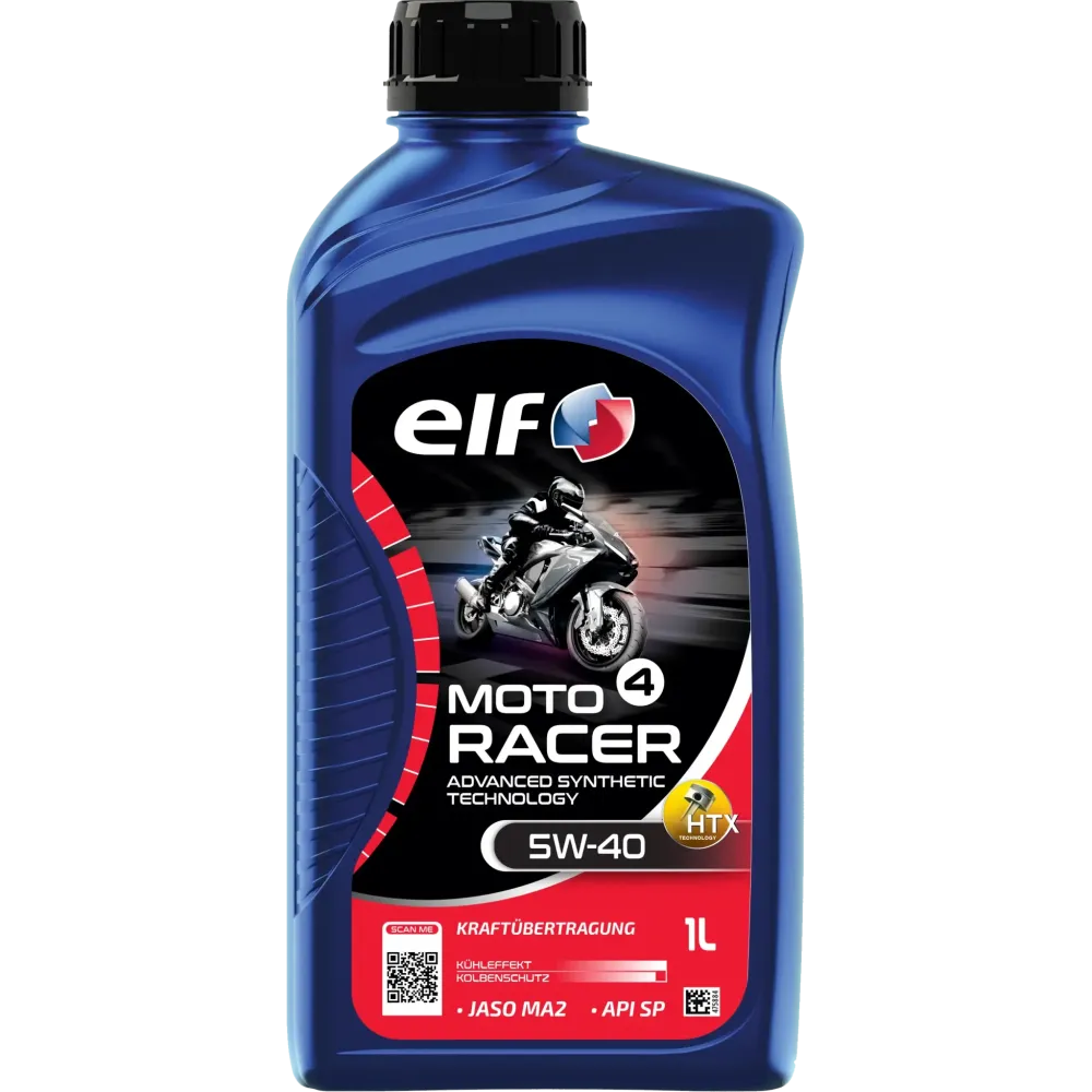 ELF OIL MOTO 4 RACER 5W-40 DE ADV