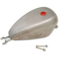 Custom Gas Tank — 11.4 L (3 US gal.), Tunnel 3", Raw finish