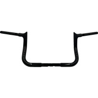 Manillar 1-1/4" EZ Install punta puntiaguda — 1-1/4 pulg diámetro, 1 pulg abrazadera, 10 pulg elevación, 36 pulg ancho, Negro br