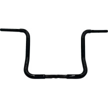 Manillar redondo EZ de instalación 1-1/4" — 1-1/4" dia, abrazadera 1", ancho central 15-1/2", negro