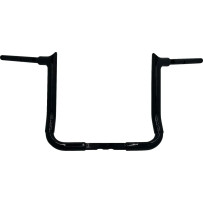 1-1/2" EZ Install Pointed Top Handlebar — 1" clamp, 36" width, 14" rise, Black