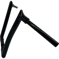 1-1/2" EZ Install Pointed Top Handlebar — 14" rise, 1-1/4" clamp, Black