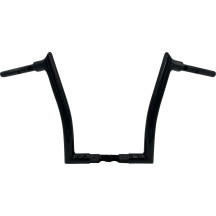 1-1/2" EZ Install Pointed Top Handlebar — 14" rise, 1-1/4" clamp, Black