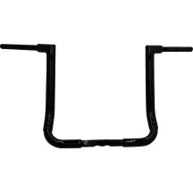 1-1/2" EZ Install Flat Top Handlebar — 38 mm (1-1/2"), 16" rise, 36" width, black