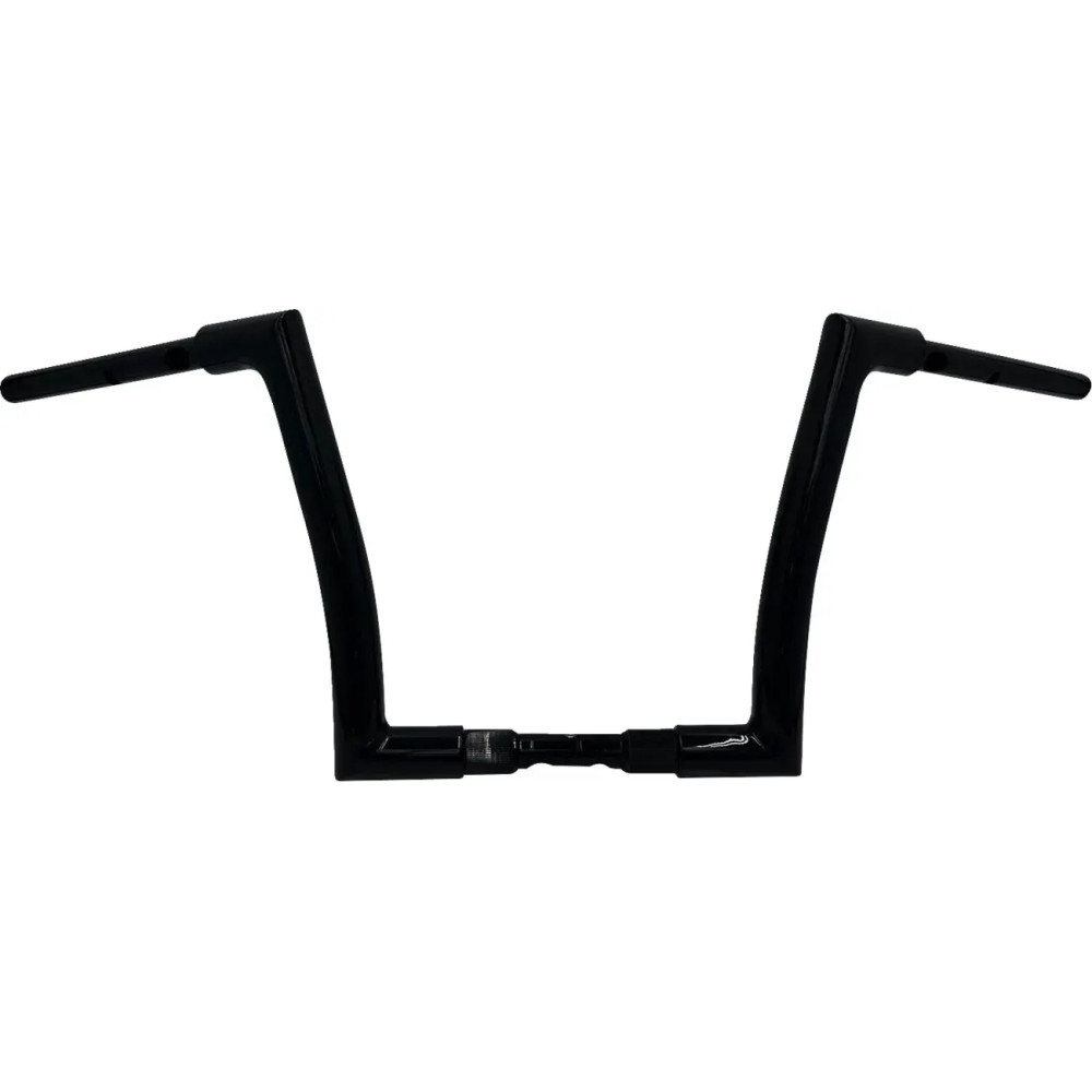 1-1/2" EZ Install Flat Top Handlebar — 38 mm (1-1/2"), 32 mm (1-1/4") clamp, Black