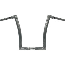 1-1/2" EZ Install Flat Top Handlebar — 1-1/2" dia, 1-1/4" clamp, Chrome