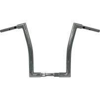 1-1/2" EZ Install Flat Top Handlebar — 1-1/2" dia, 1-1/4" clamp, Chrome