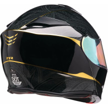 Solaris 2.0 Notorious Modular Helmet — M, Black/Gold, Gloss