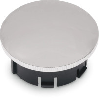 Gas Cap with Paint Protectors — Chrome, Dummy
