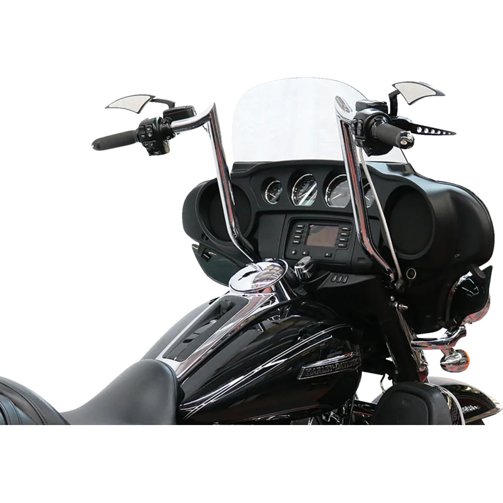 Pre-Wired Handlebar — 91.5 cm (36"), rise 40.5 cm (16"), clamp 25.4 mm (1"), chrome