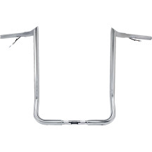Pre-Wired Handlebar — 91.5 cm (36"), rise 40.5 cm (16"), clamp 25.4 mm (1"), chrome
