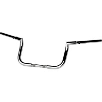 Manillar 1-1/4" Twin Peaks Touring — 32 mm (1-1/4") diámetro, 29 cm (11-1/2") ancho central, 20,5 cm (8") elevación, cromo