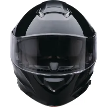 Solaris 2.0 Solid Modular Helmet — M, Black Gloss