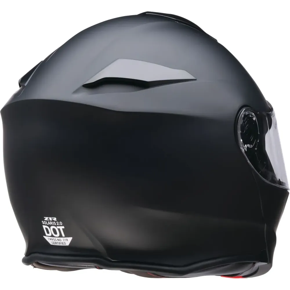 Solaris 2.0 Solid Modular Helmet — XL, Black Matte