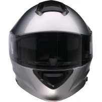 Casco modular Solaris 2.0 sólido — Talla S, ajuste intermedio-ovalado, Plata