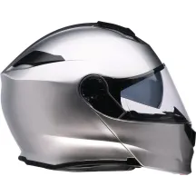 Solaris 2.0 Solid Modular Helmet — Size S, Intermediate-oval fit, Silver