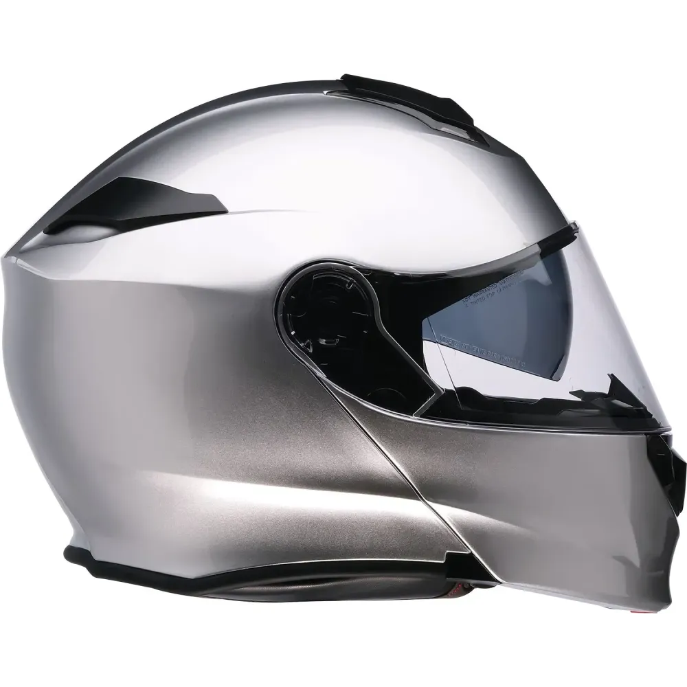 Solaris 2.0 Solid Modular Helmet — Size M, Silver