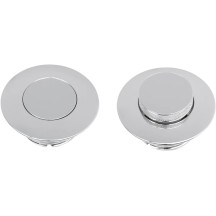 Pop-Up Gas Cap — 69.9 mm (2-3/4"), chrome