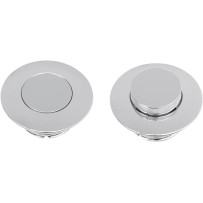 Pop-Up Gas Cap — 69.9 mm (2-3/4"), chrome