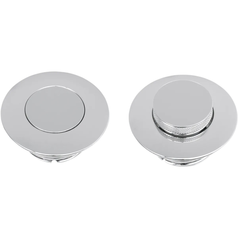 Pop-Up Gas Cap — 69.9 mm (2-3/4"), chrome