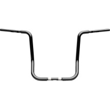 Manillar Twin Round — subida 16", ancho 39", abrazadera 1", diámetro 1-1/4", negro