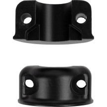 Manillar Twin redondo — abrazadera 32 mm (1-1/4"), altura 25,5 cm (10"), cromo