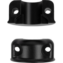 Manillar Twin redondo — abrazadera 32 mm (1-1/4"), altura 25,5 cm (10"), cromo