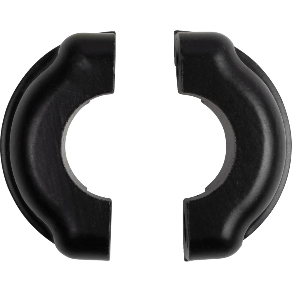 Manillar Twin Round — 32 mm (1-1/4") de sujeción, 25.5 cm (10") elevación, 85.5 cm (33-3/4") ancho, Negro